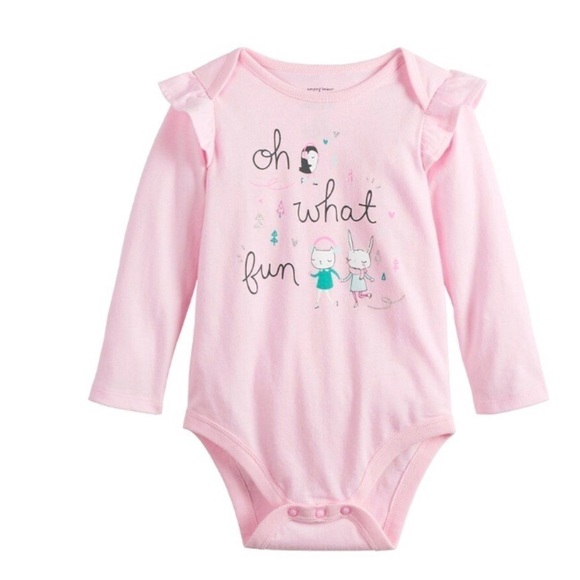 Jumping Beans set of 3 NWT bodysuit 18 month pinks - Picture 3 of 8